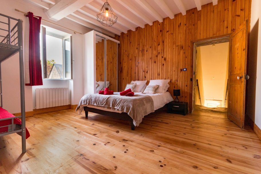 Chambre double gîte Omaha